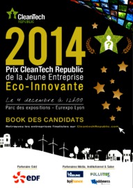 Book des start-up cleantech candidates au Prix JEEI 2014