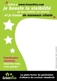 Flyer présentation avantages GreenVivo