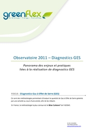 Observatoire 2011 Diagnostics GES des entreprises