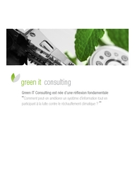 Plaquette Green IT Consulting