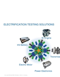 AVL solutions de test pour moteur électrique et batterie présentation