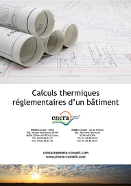 Calculs thermiques règlementaires d’un bâtiment
